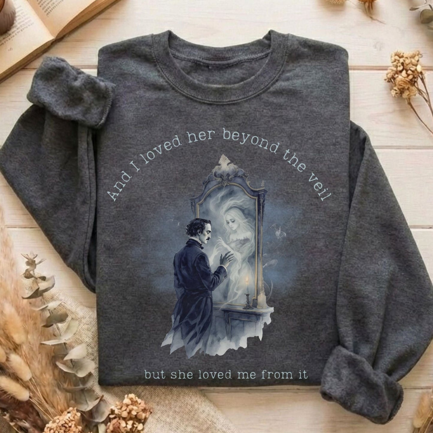 Sweatshirt Dark Heather / S Design 249 Crewneck Sweatshirt The Mystic Eden