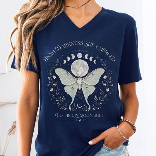V-neck Navy / S Design 313 V-Neck The Mystic Eden