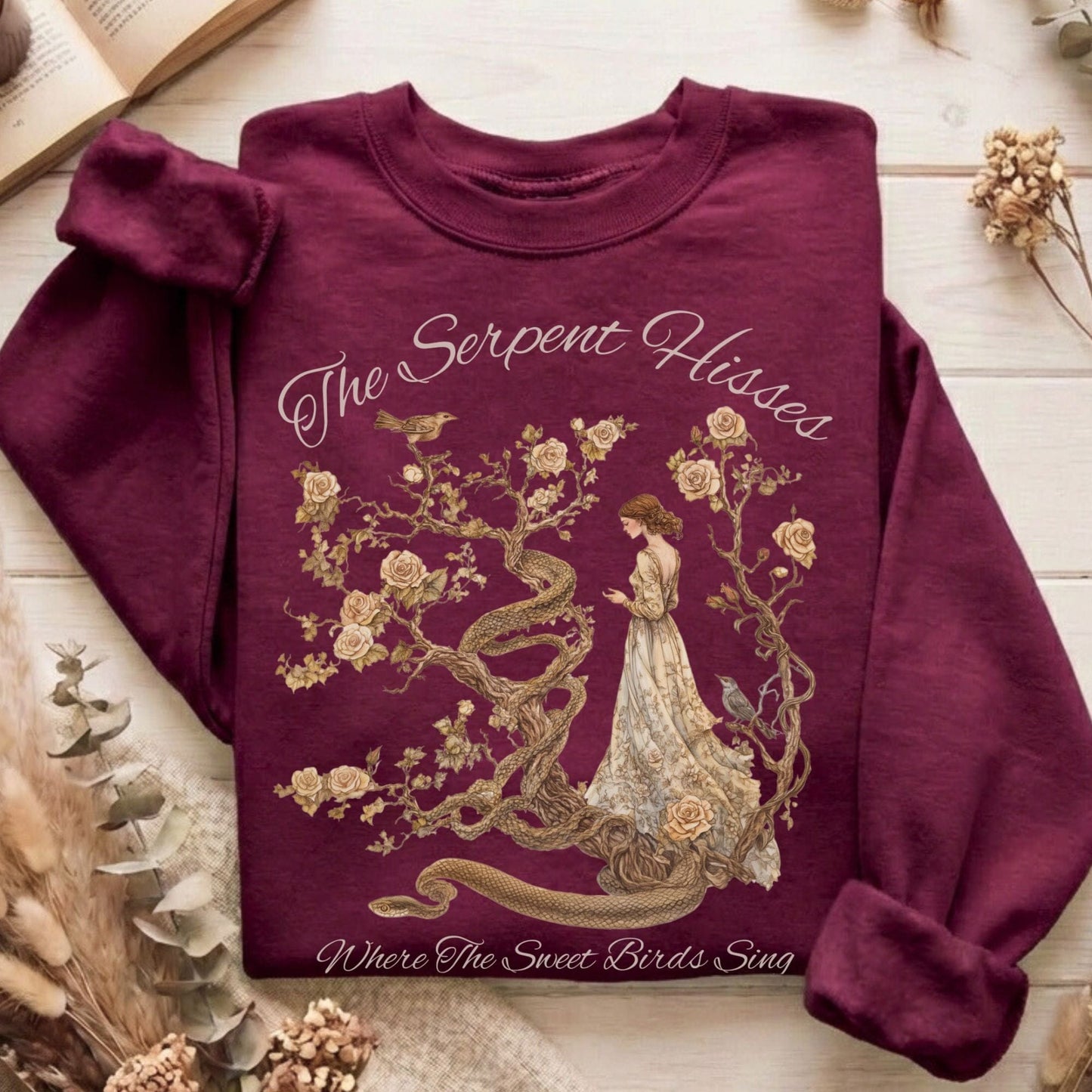 Sweatshirt Maroon / S Design 167 Sweatshirt The Mystic Eden