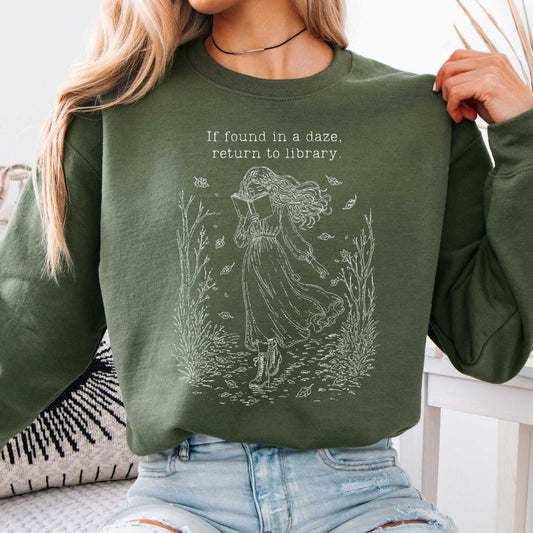 Sweatshirt Military Green / S Design 296 Crewneck Sweatshirt The Mystic Eden