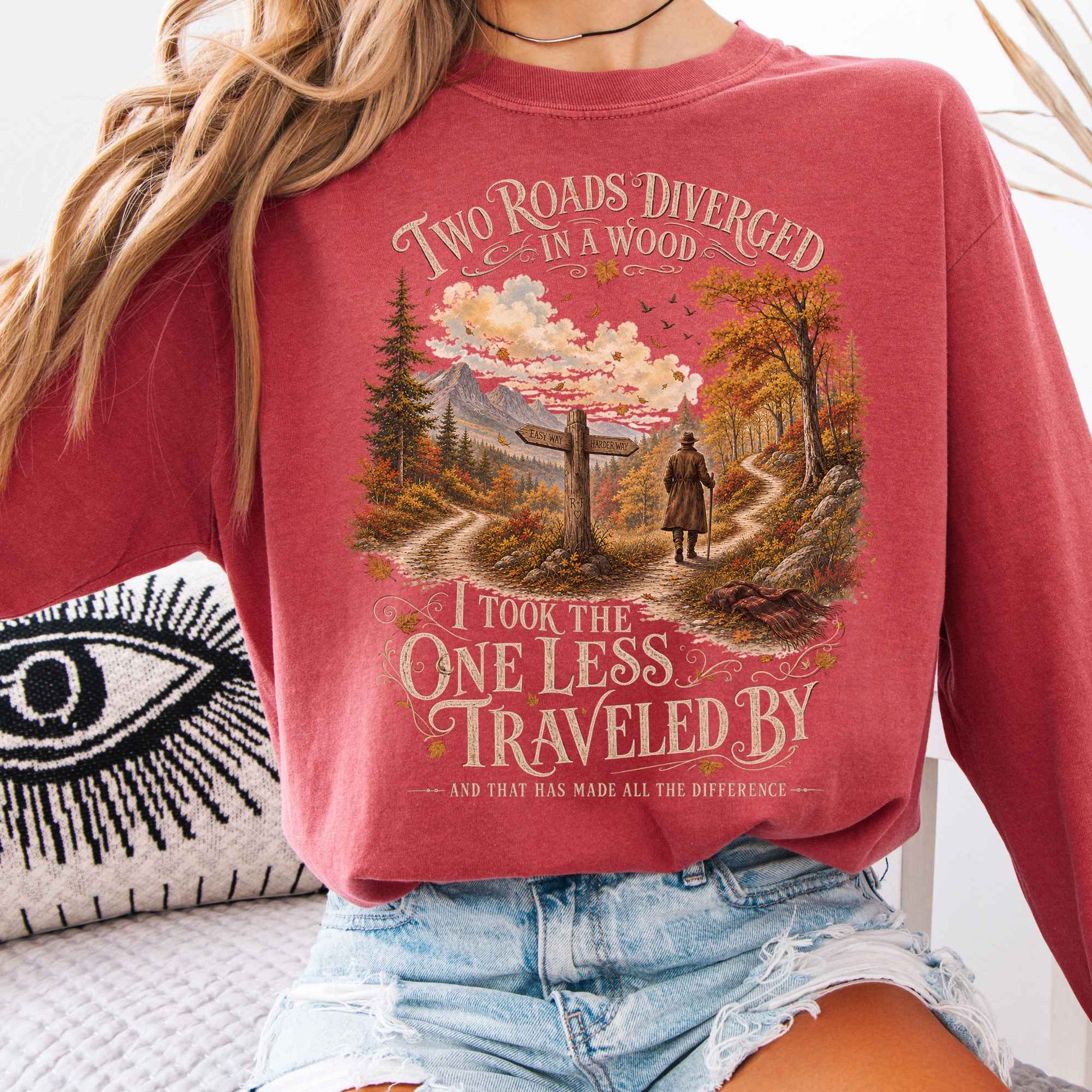 Long-sleeve Crimson / S Design 341 Long Sleeve The Mystic Eden