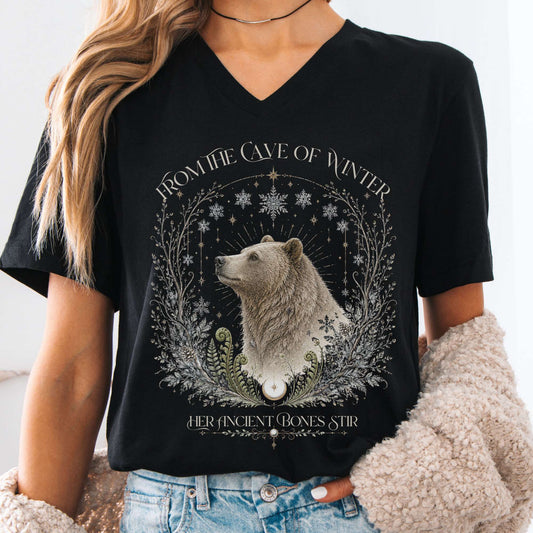 V-neck Black / S Design 319 V-Neck The Mystic Eden