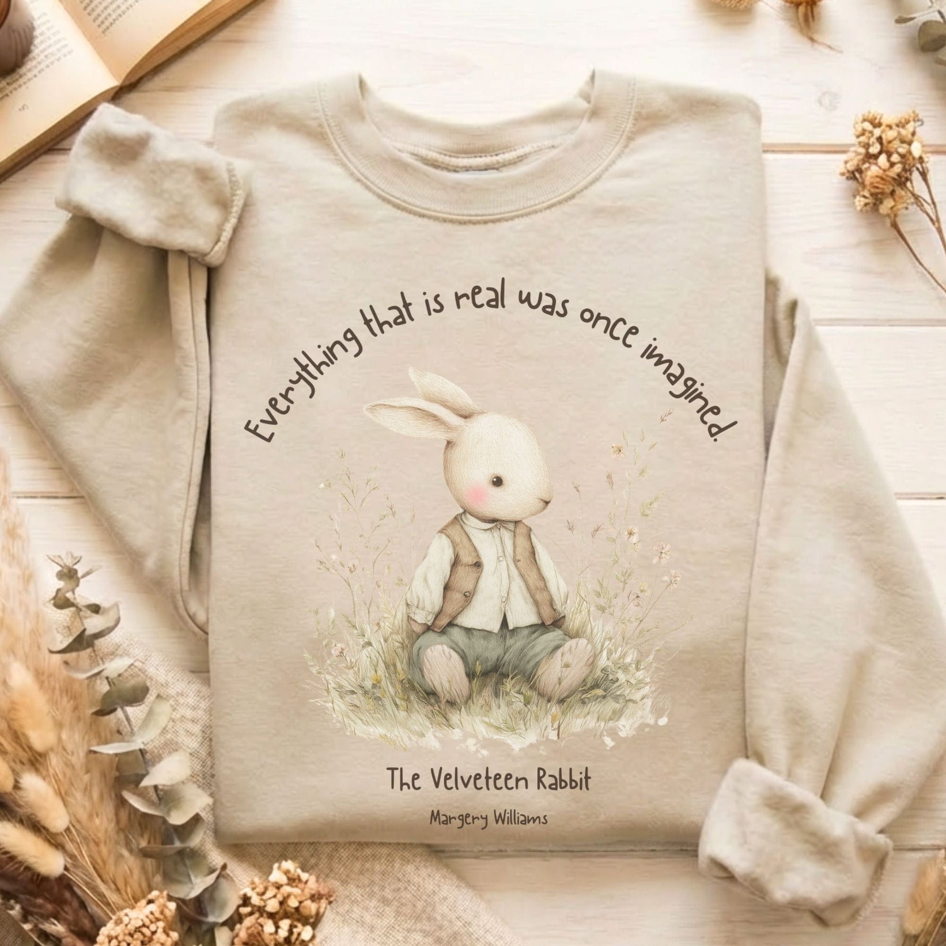 Sweatshirt Sand / S Design 255 Crewneck Sweatshirt The Mystic Eden
