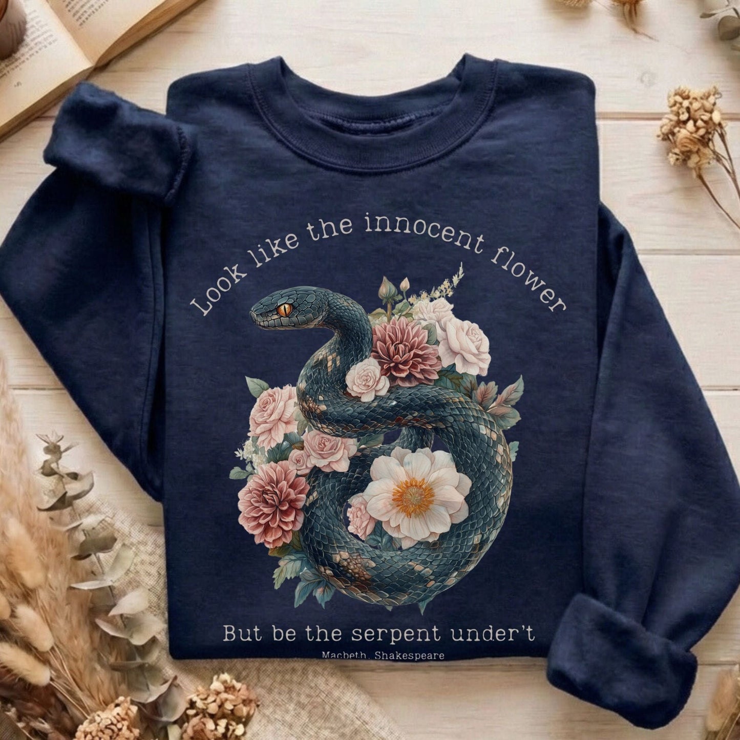 Sweatshirt Navy / S Design 186 Sweatshirt The Mystic Eden
