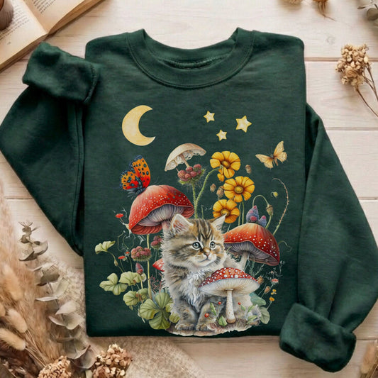 Sweatshirt Forest Green / S Design 33 Sweatshirt The Mystic Eden