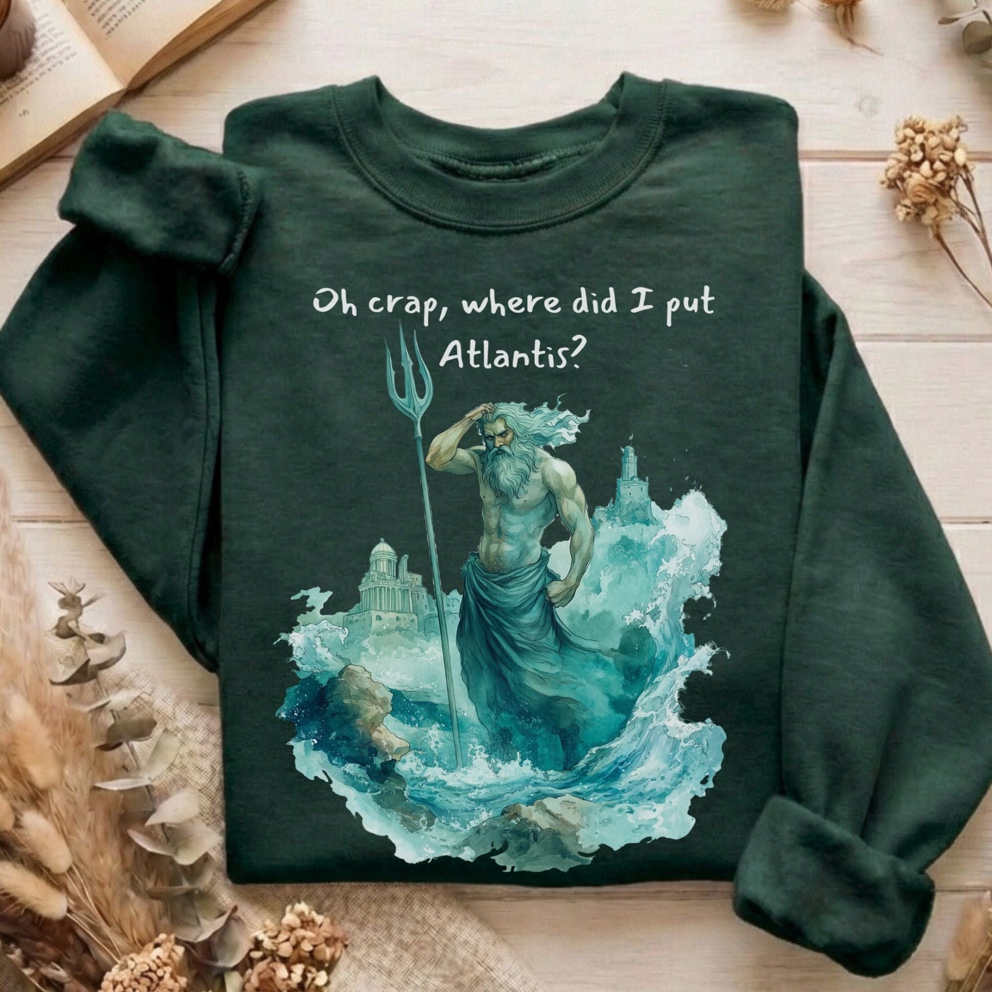 Sweatshirt Forest Green / S Design 102 Sweatshirt The Mystic Eden