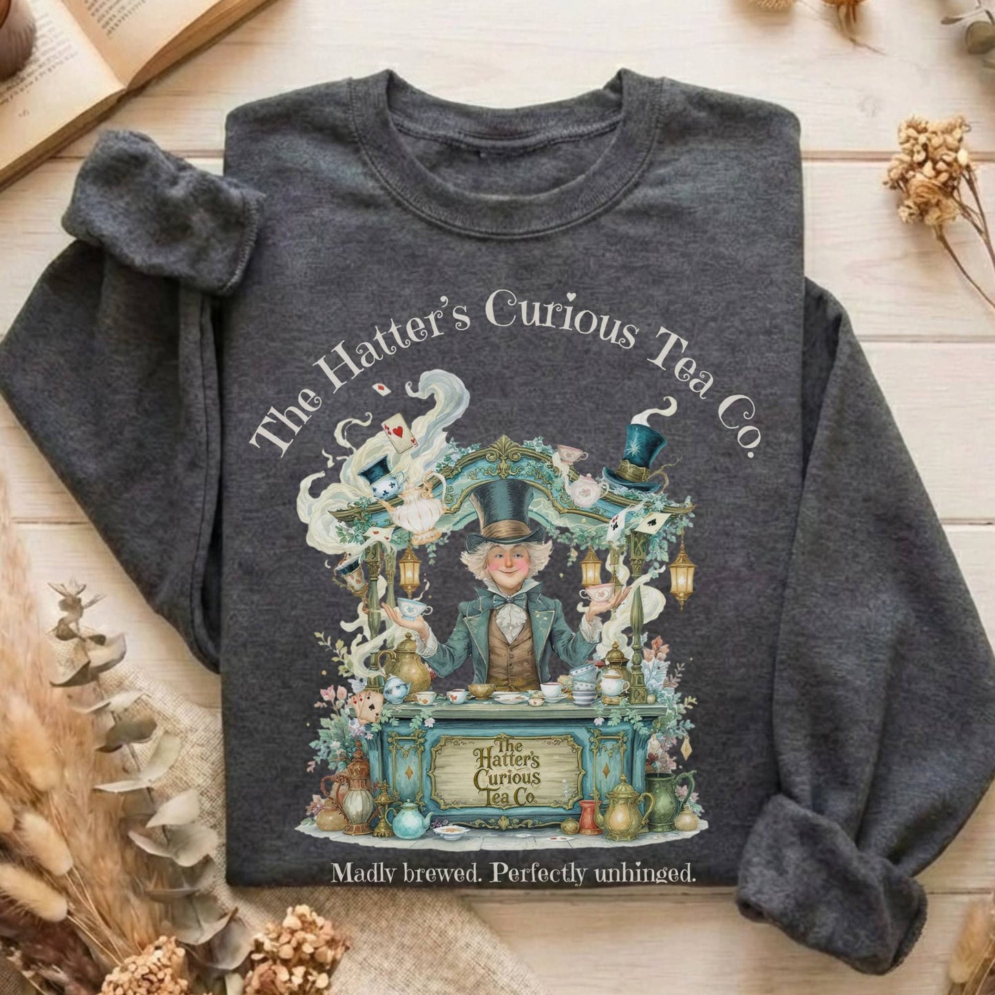 Sweatshirt Dark Heather / S Design 260 Crewneck Sweatshirt The Mystic Eden