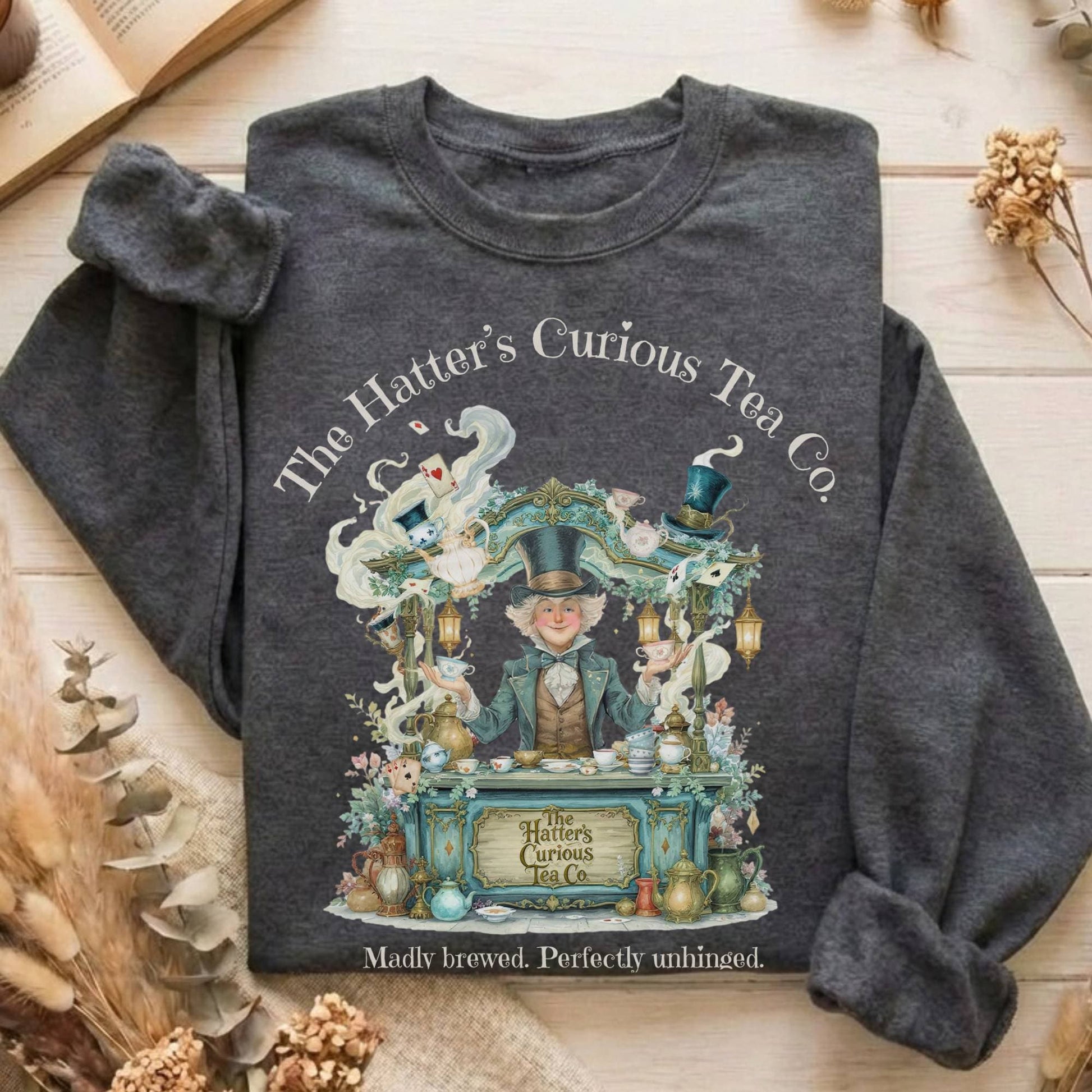 Sweatshirt Dark Heather / S Design 260 Crewneck Sweatshirt The Mystic Eden