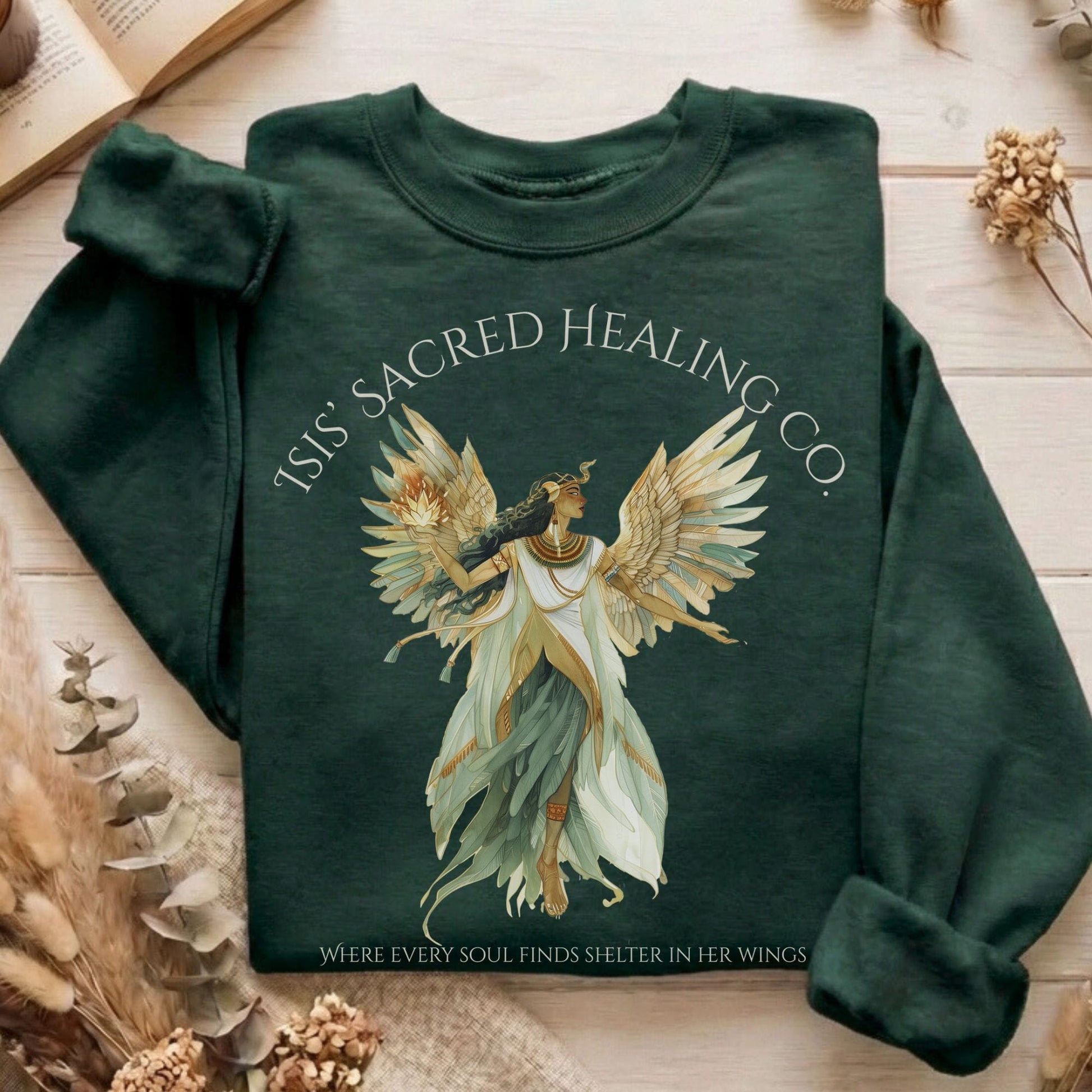 Sweatshirts Forest Green / S Design 263 Crewneck Sweatshirt The Mystic Eden