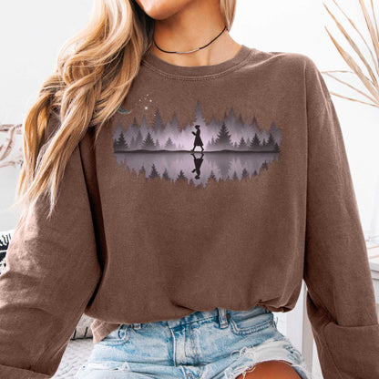 Long-sleeve Espresso / S Midnight Reader Long Sleeve The Mystic Eden