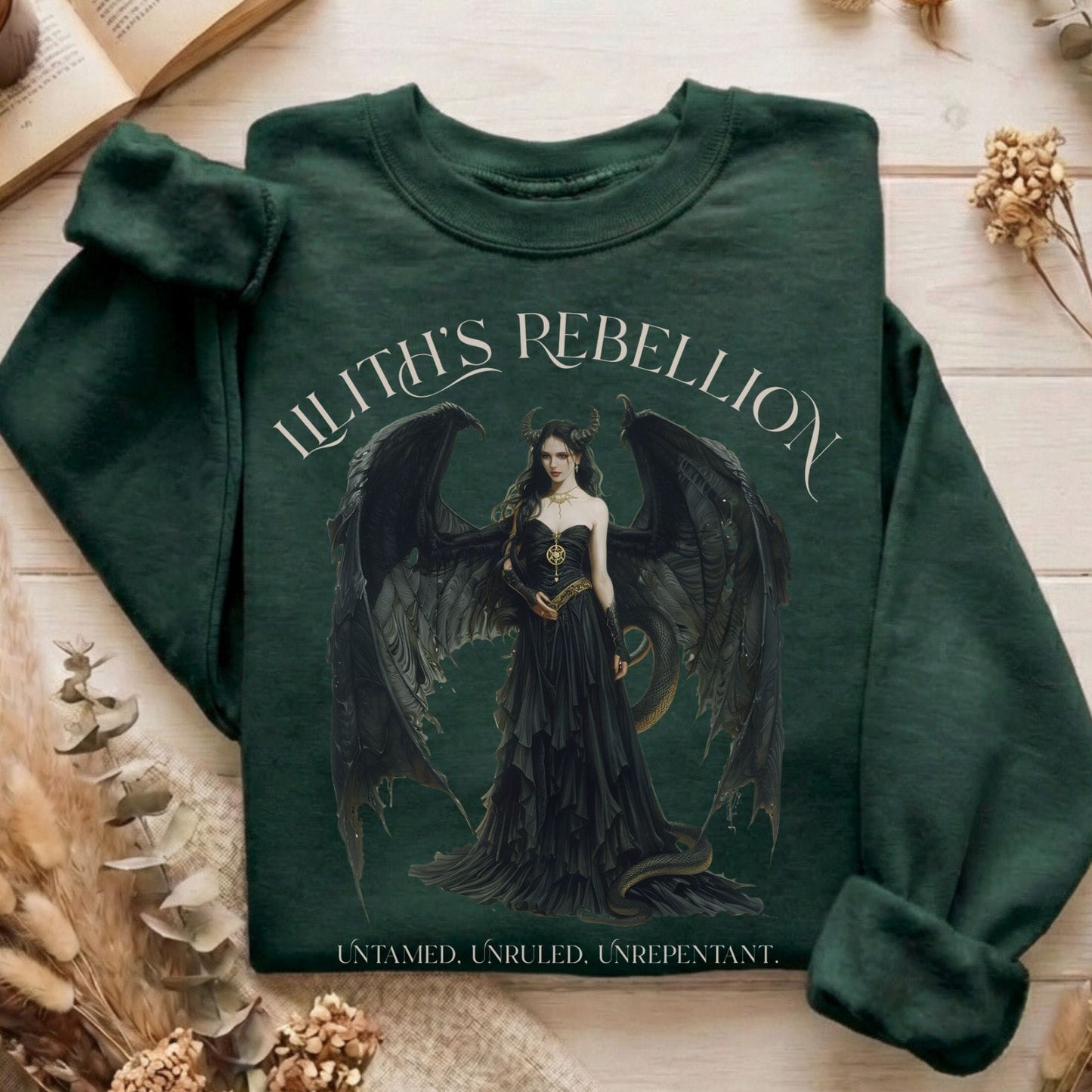 Sweatshirt Forest Green / S Design 213 Sweatshirt The Mystic Eden