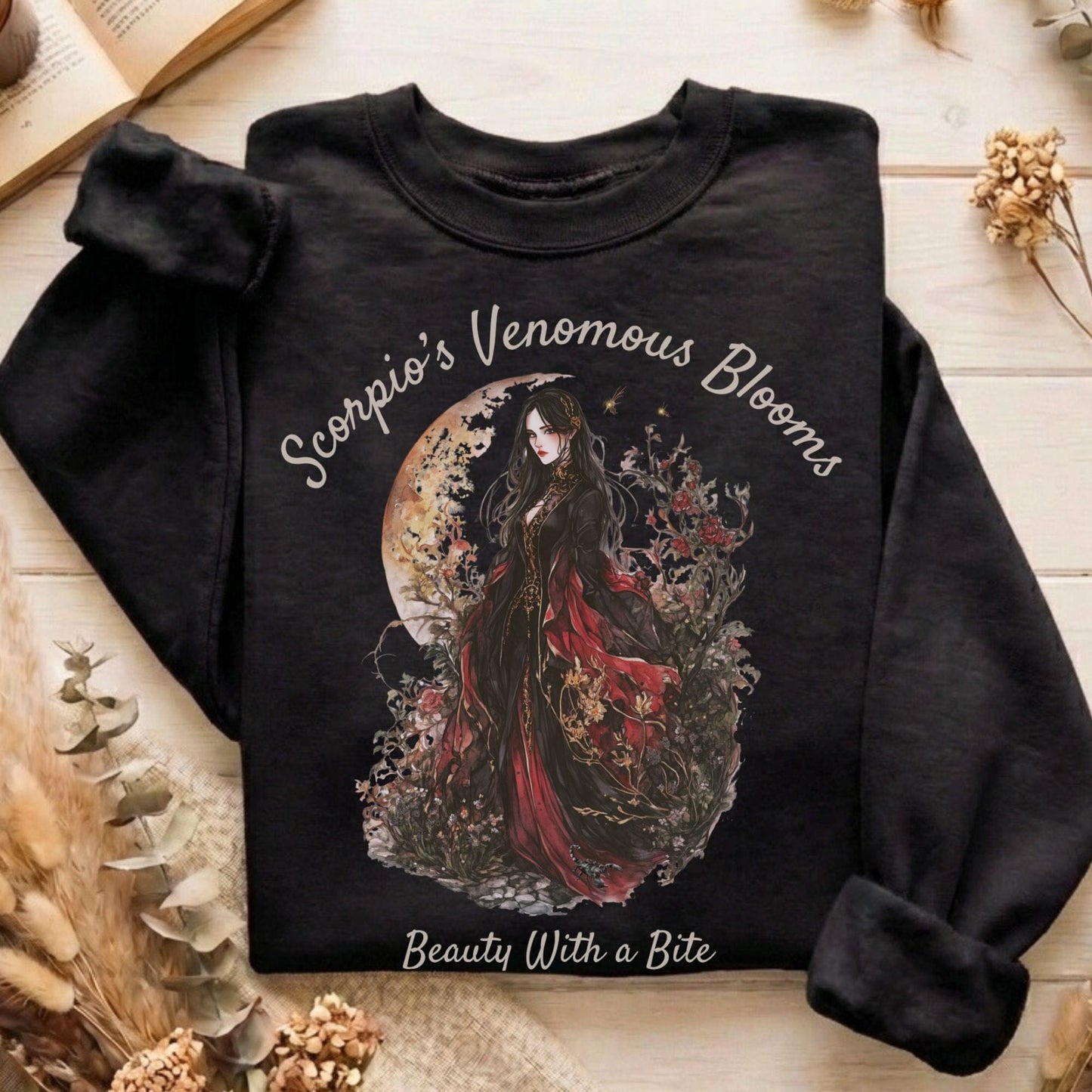 Sweatshirt Black / S Design 157 Sweatshirt The Mystic Eden