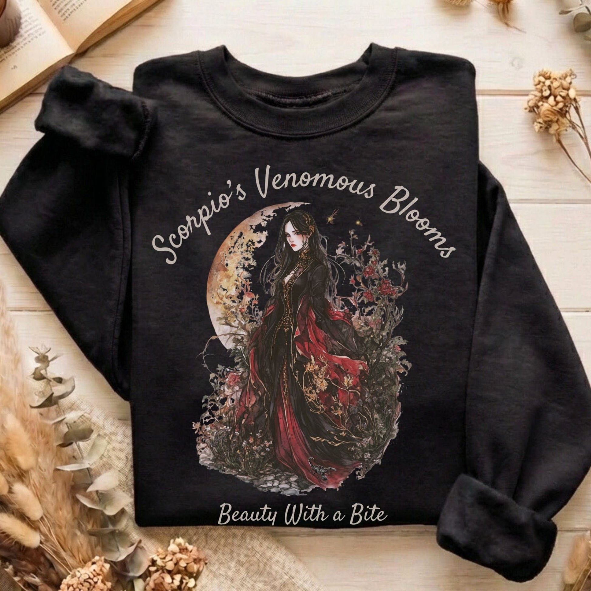 Sweatshirt Black / S Design 157 Sweatshirt The Mystic Eden