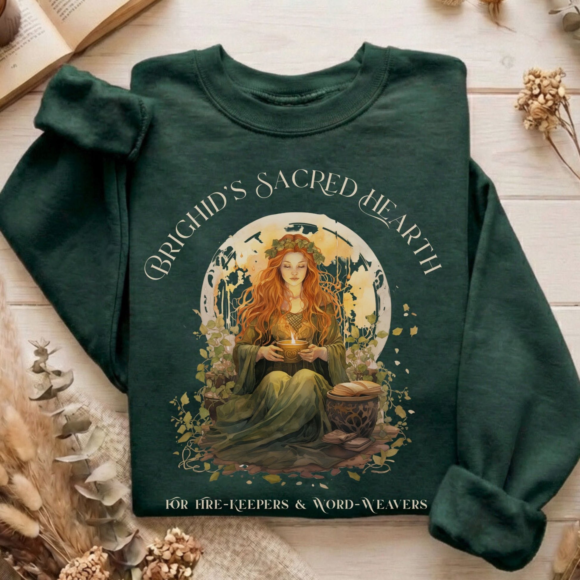 Sweatshirt Forest Green / S Design 216 Sweatshirt The Mystic Eden
