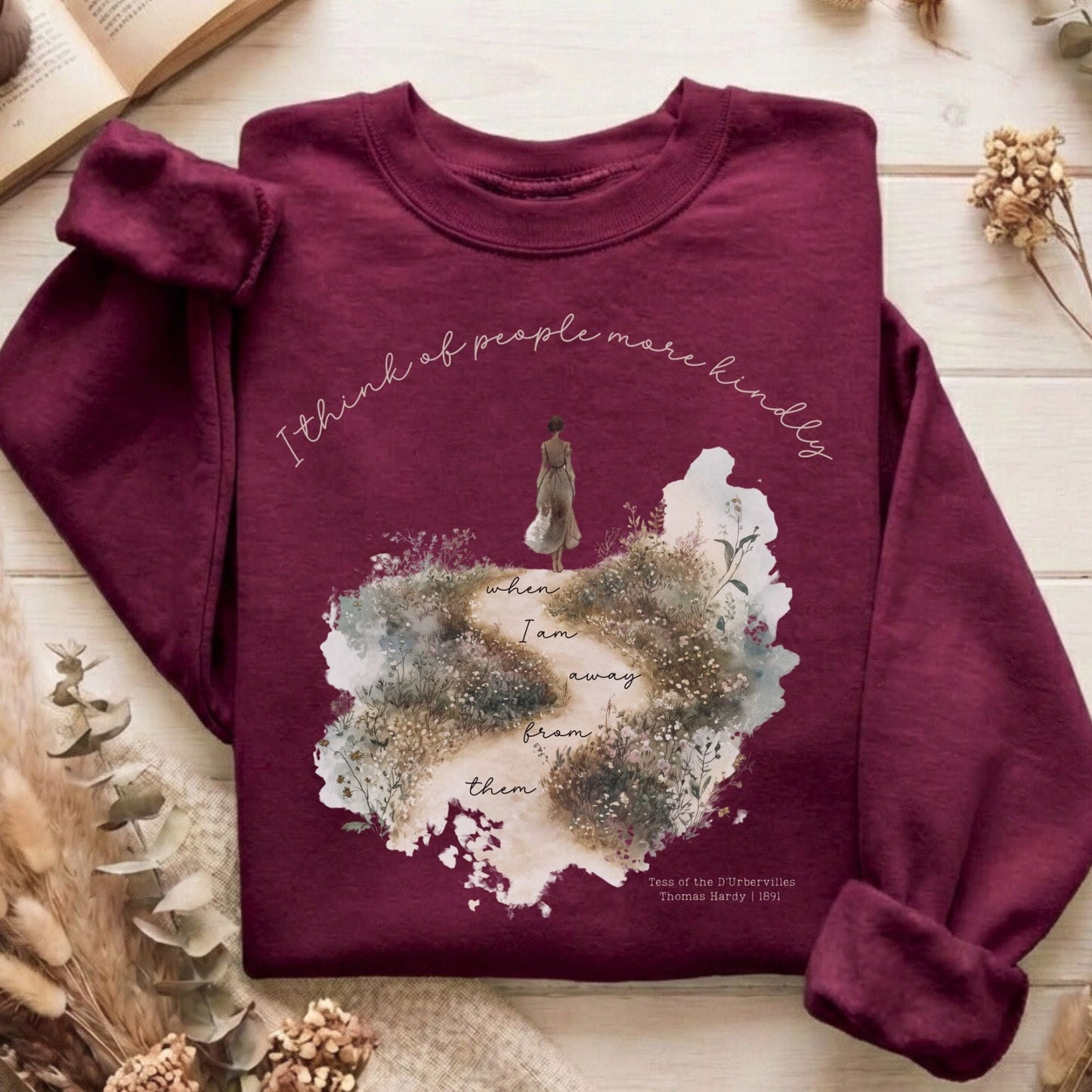 Sweatshirt Maroon / S Design 166 Sweatshirt The Mystic Eden