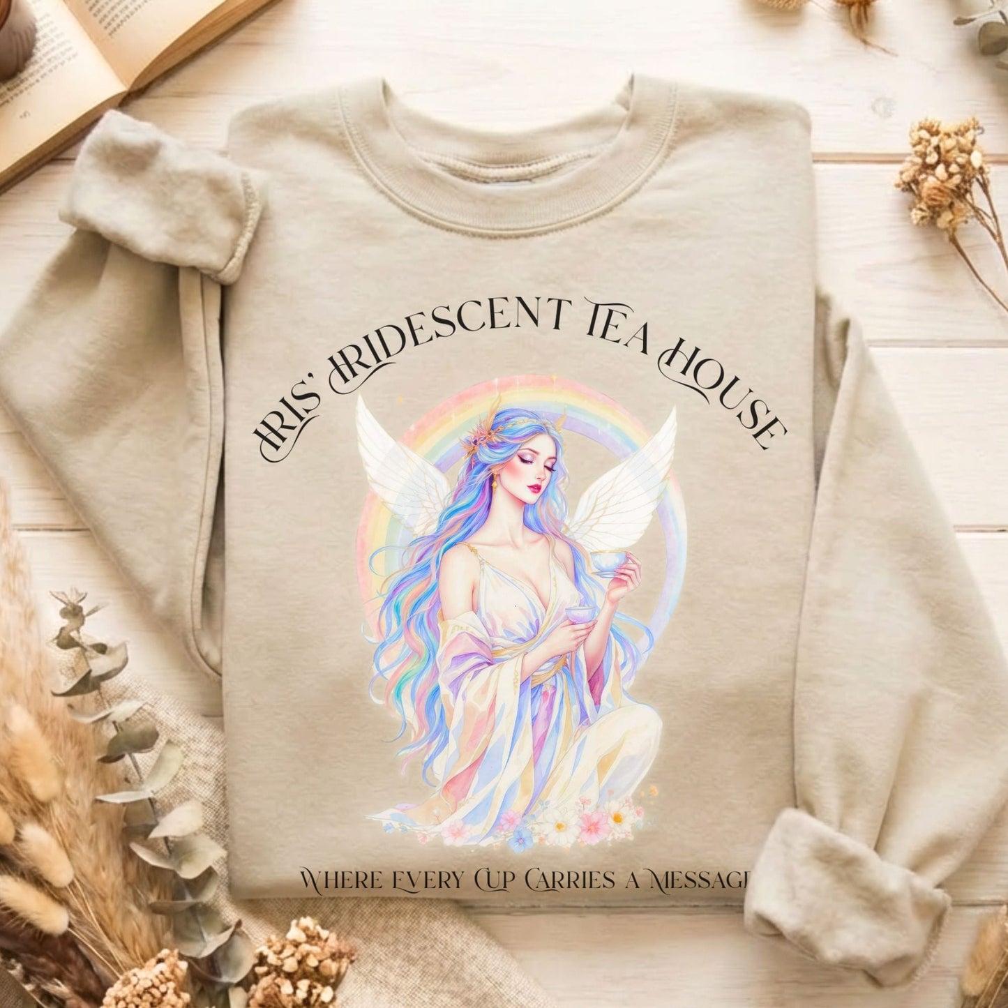 Sweatshirt Sand / S Design 276 Crewneck Sweatshirt The Mystic Eden