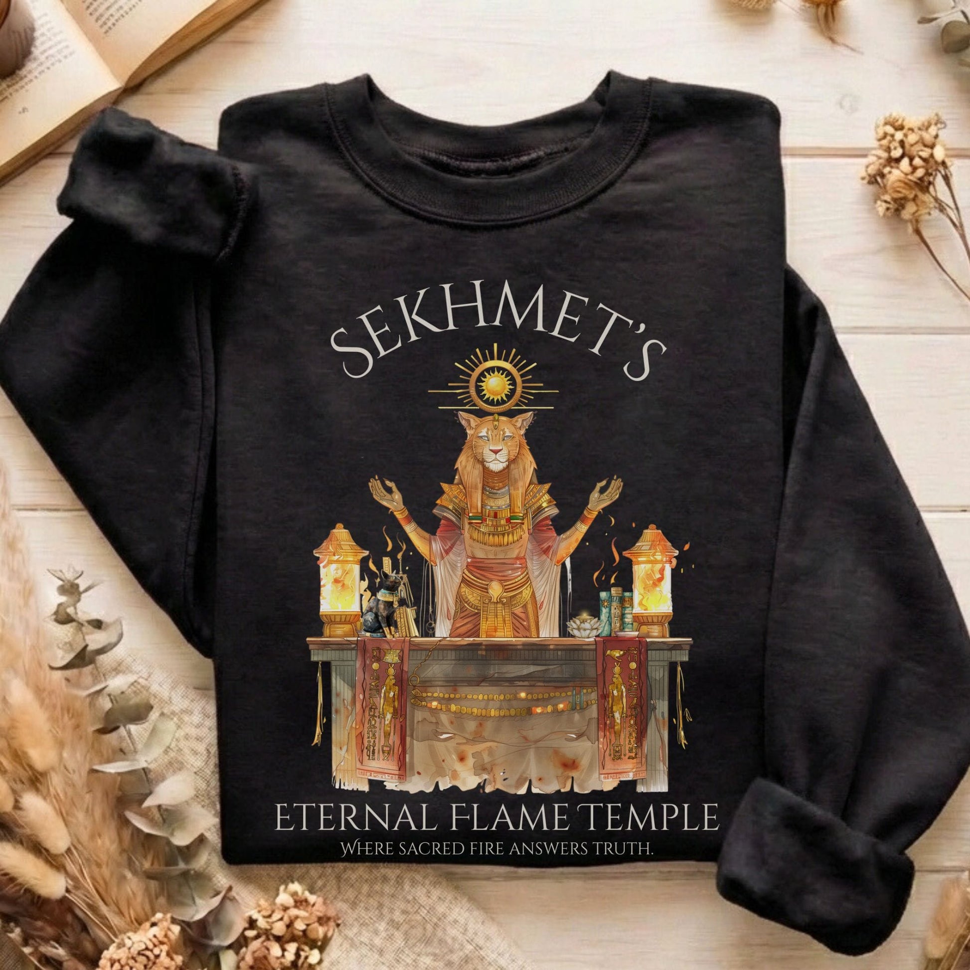 Sweatshirt Black / S Design 264 Crewneck Sweatshirt The Mystic Eden