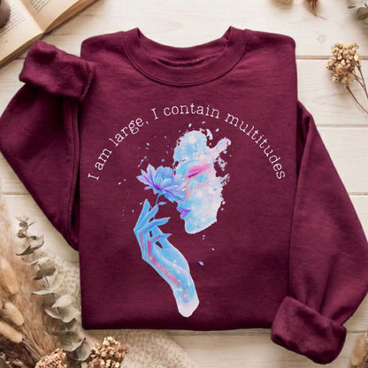 Sweatshirt Maroon / S Design 251 Crewneck Sweatshirt The Mystic Eden