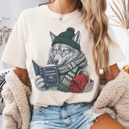 T-Shirt Ivory / S Grandmother Impersonation 101 Wolf Red Riding Hood T-Shirt The Mystic Eden