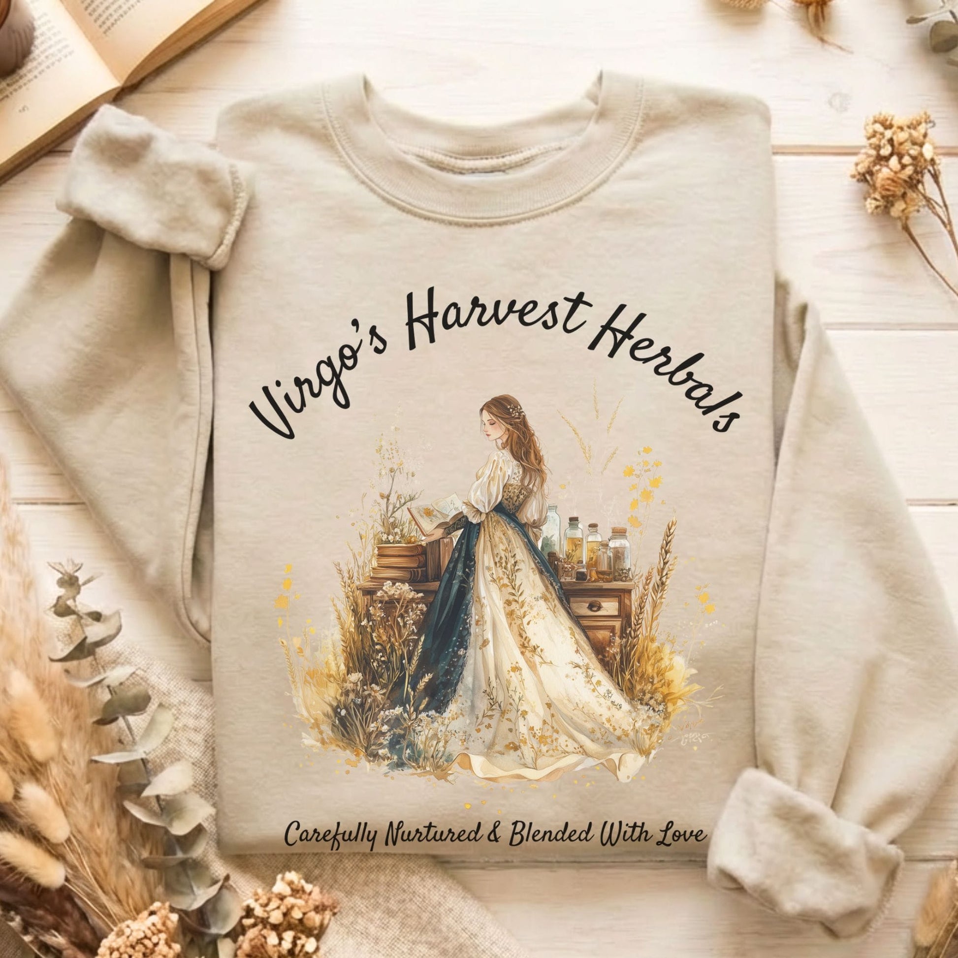 Sweatshirt Sand / S Design 159 Sweatshirt The Mystic Eden