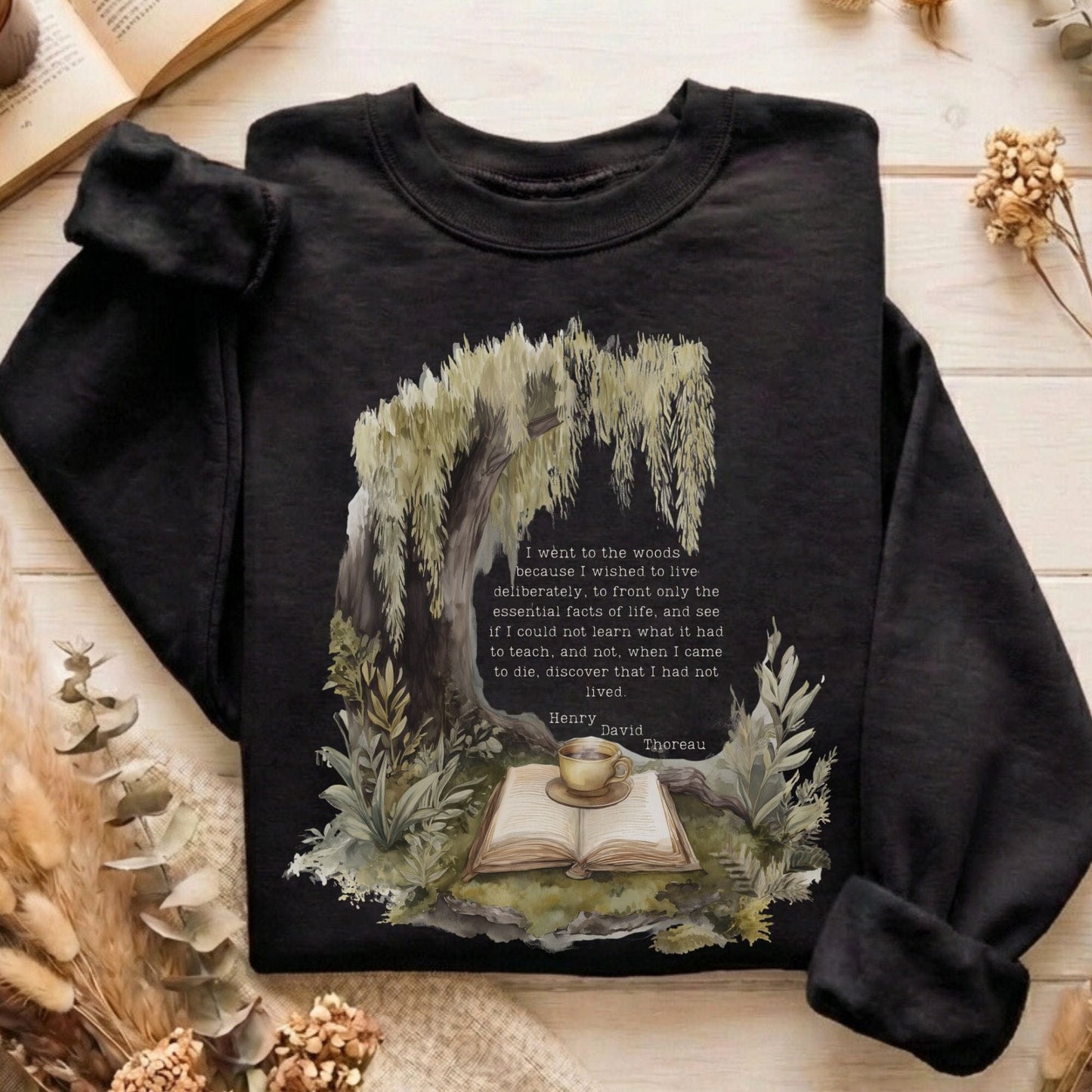 Sweatshirt Black / S Design 245 Crewneck Sweatshirt The Mystic Eden
