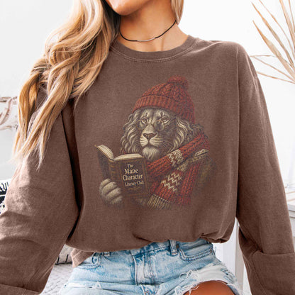 Long-sleeve Espresso / S The Mane Character Literary Club Lion Long Sleeve The Mystic Eden