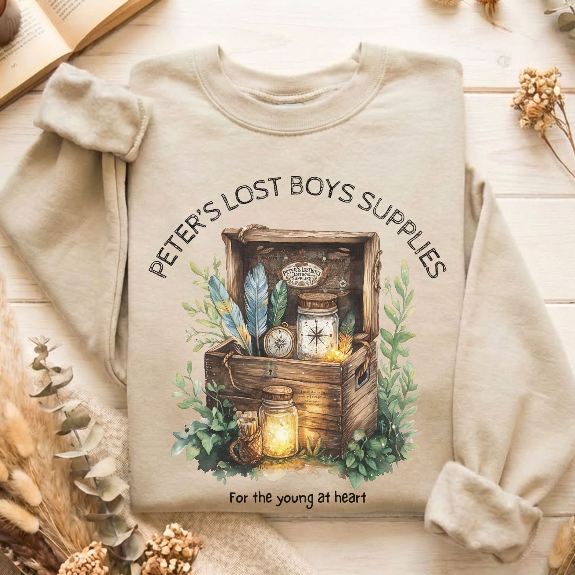 Sweatshirt Sand / S Design 122 Sweatshirt The Mystic Eden