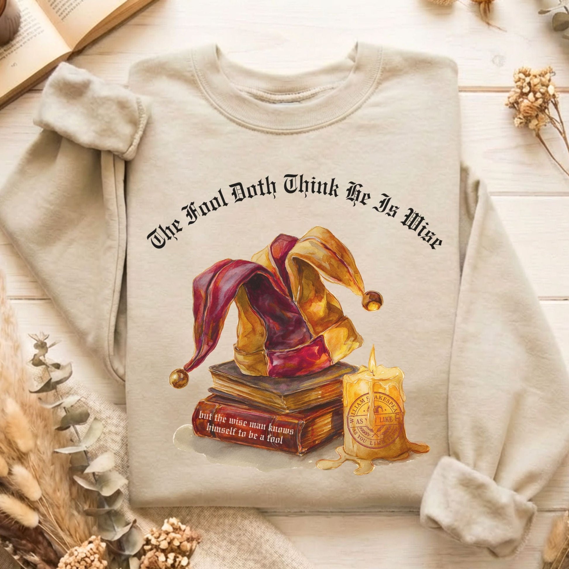 Sweatshirt Sand / S Design 246 Crewneck Sweatshirt The Mystic Eden