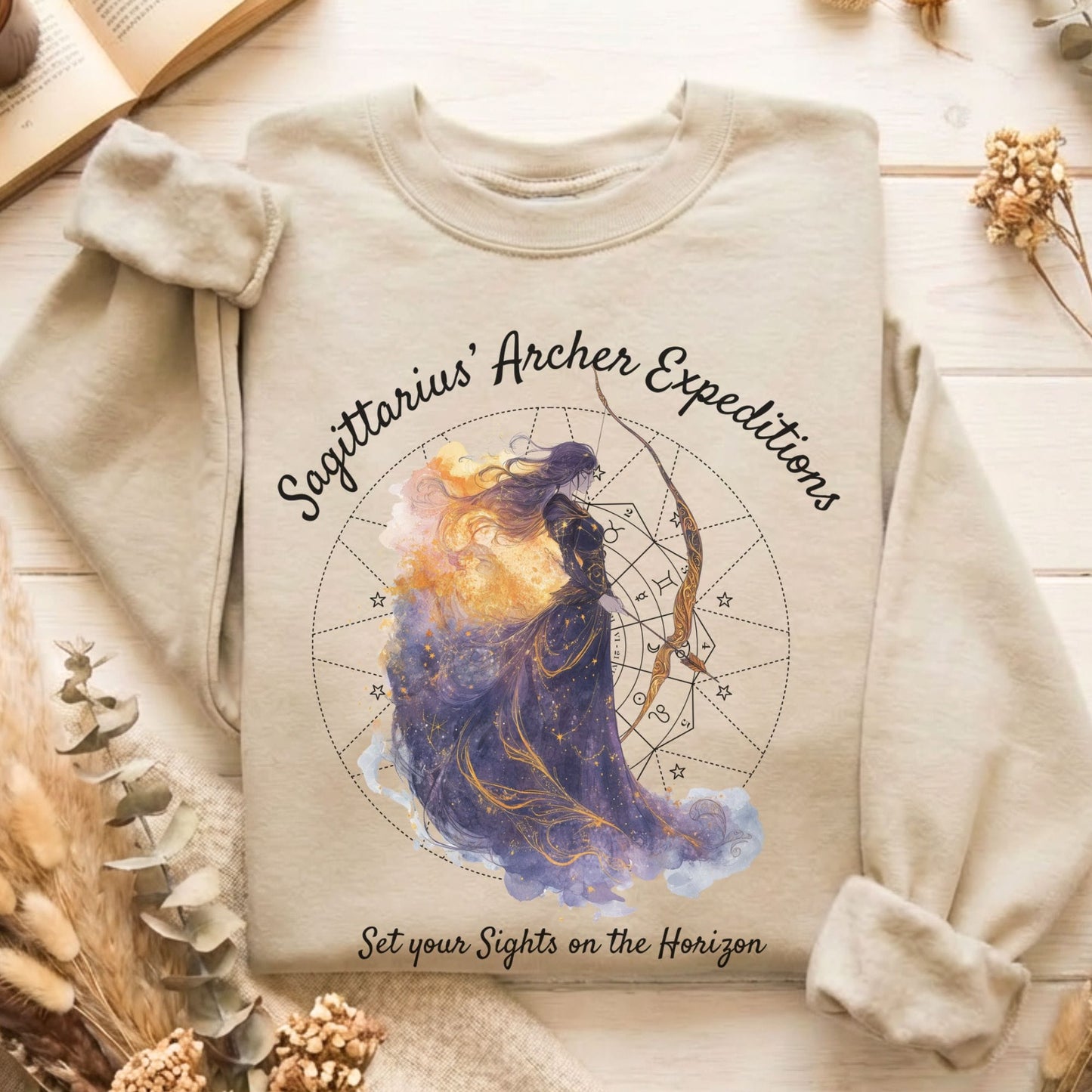 Sweatshirt Sand / S Design 147 Sweatshirt The Mystic Eden
