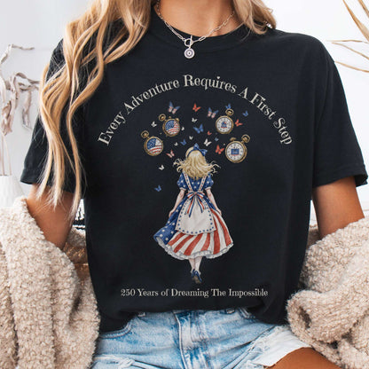 T-Shirt Black / S 250 Years of Dreaming the Impossible American Alice T-Shirt The Mystic Eden