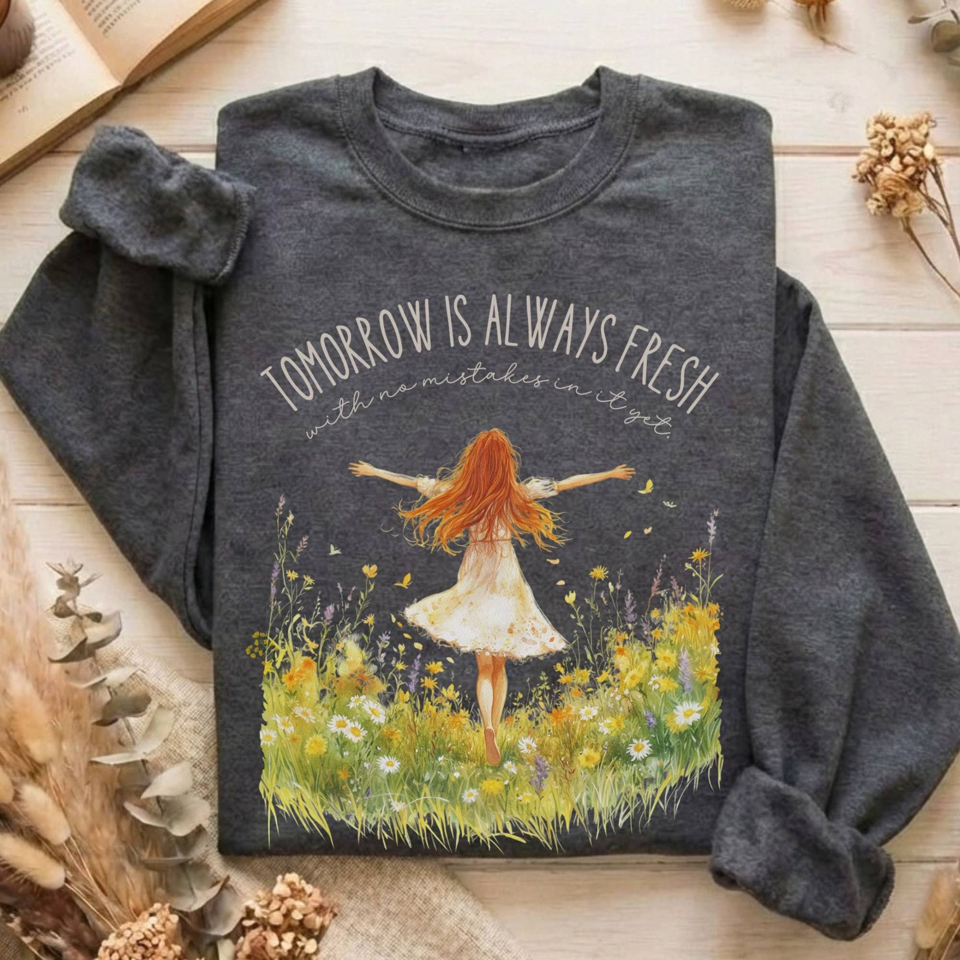 Sweatshirt Dark Heather / S Design 172 Sweatshirt The Mystic Eden