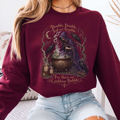 Sweatshirts Maroon / S Design 336 Crewneck Sweatshirt The Mystic Eden