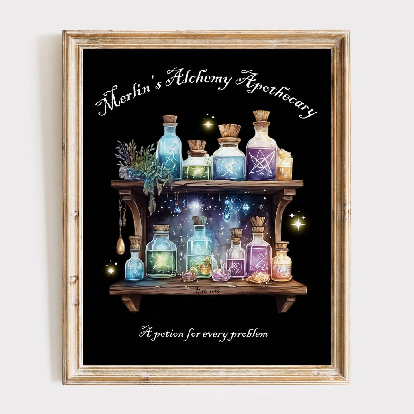 Poster 11″ x 14″ / Matte Design 125B - Art Print The Mystic Eden