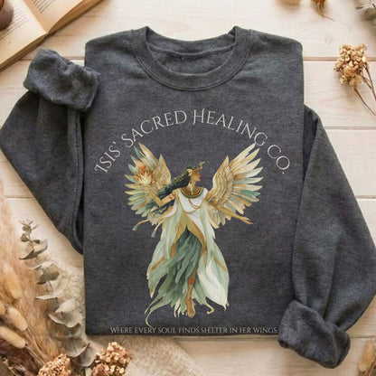 Sweatshirts Dark Heather / S Design 263 Crewneck Sweatshirt The Mystic Eden