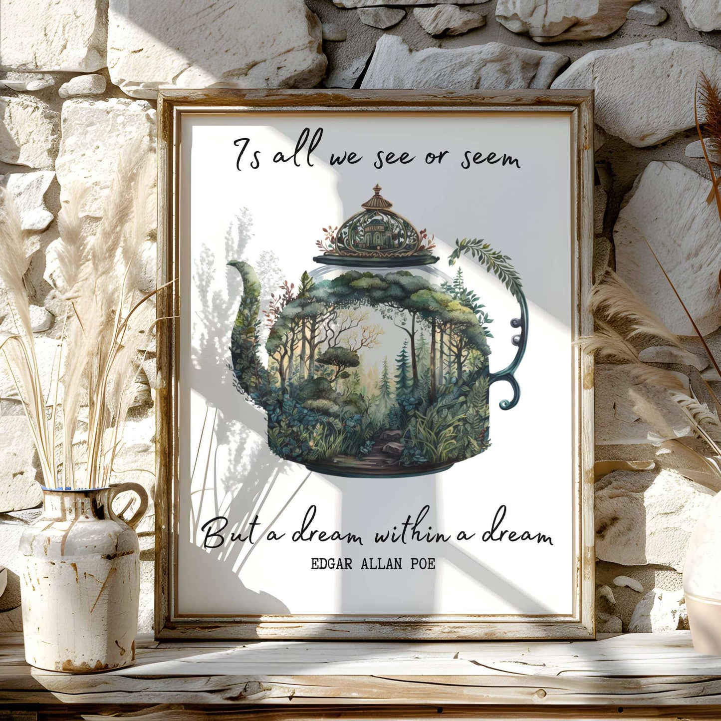 Poster 11″ x 14″ / Matte Design 35A - Art Print The Mystic Eden