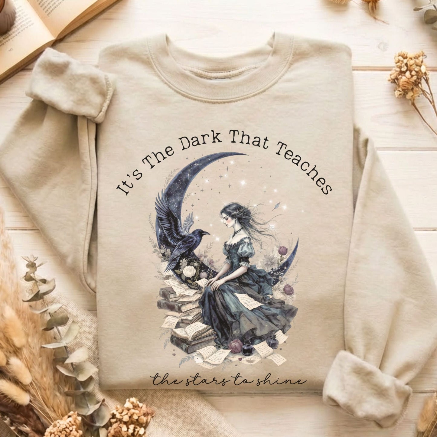 Sweatshirt Sand / S Design 254 Crewneck Sweatshirt The Mystic Eden