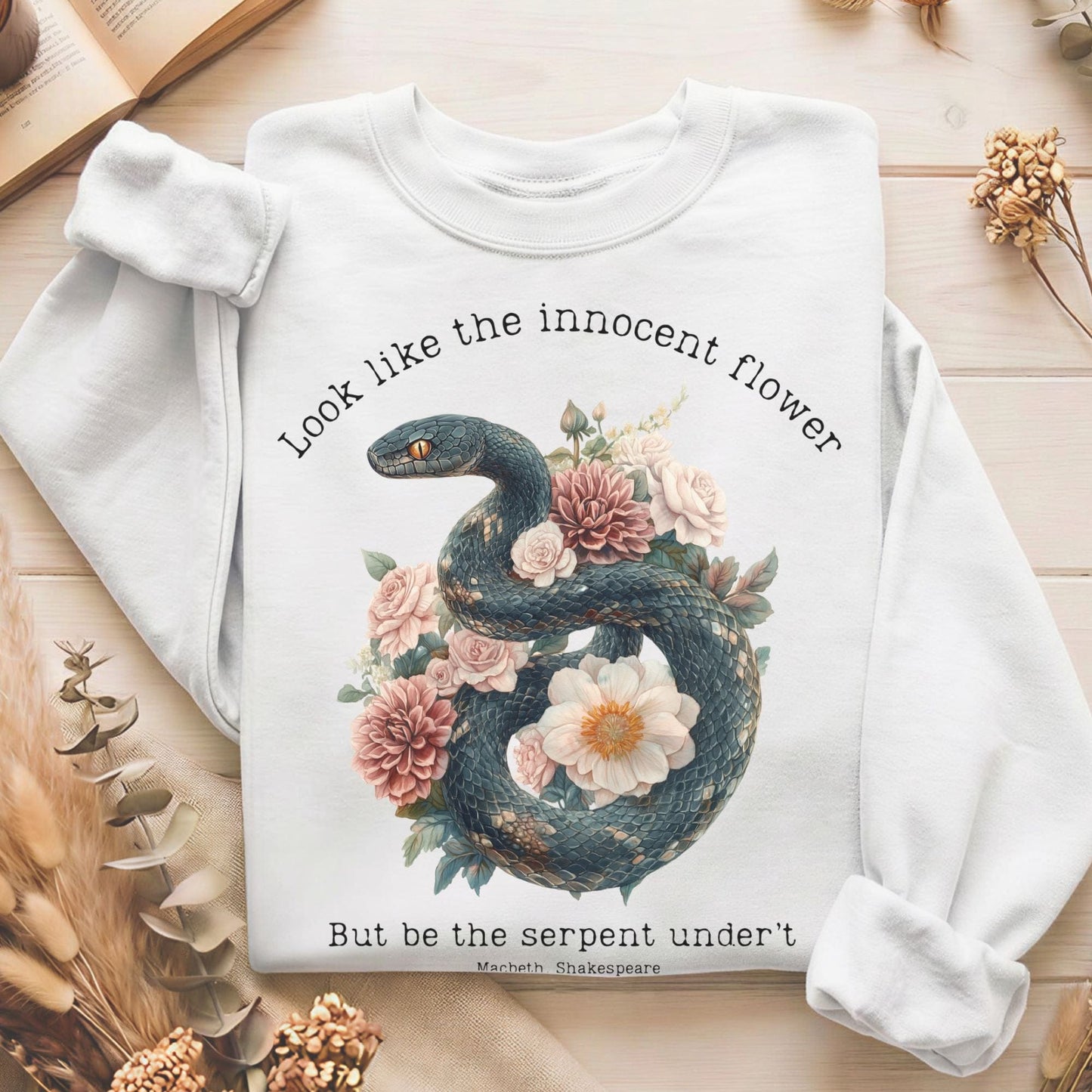 Sweatshirt White / S Design 186 Sweatshirt The Mystic Eden