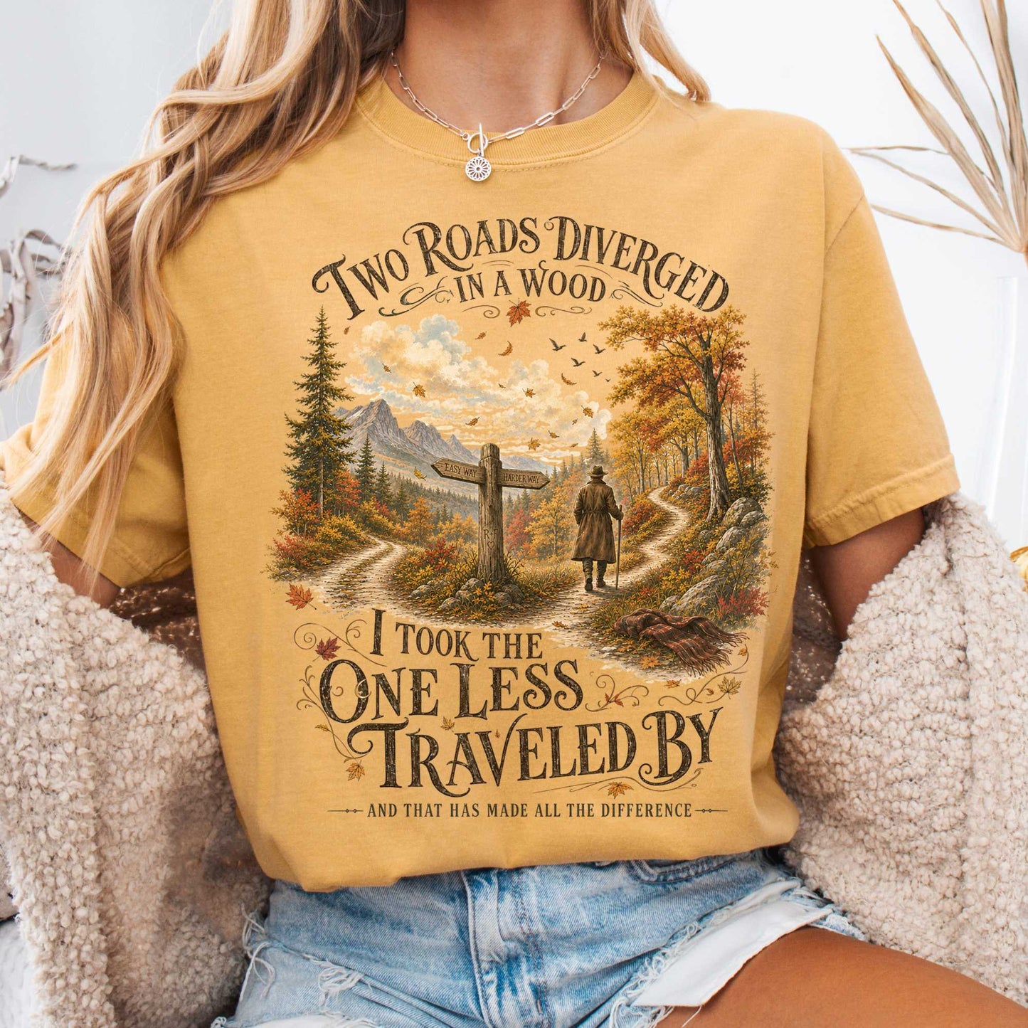 T-Shirt Mustard / S Design 341 T-Shirt The Mystic Eden