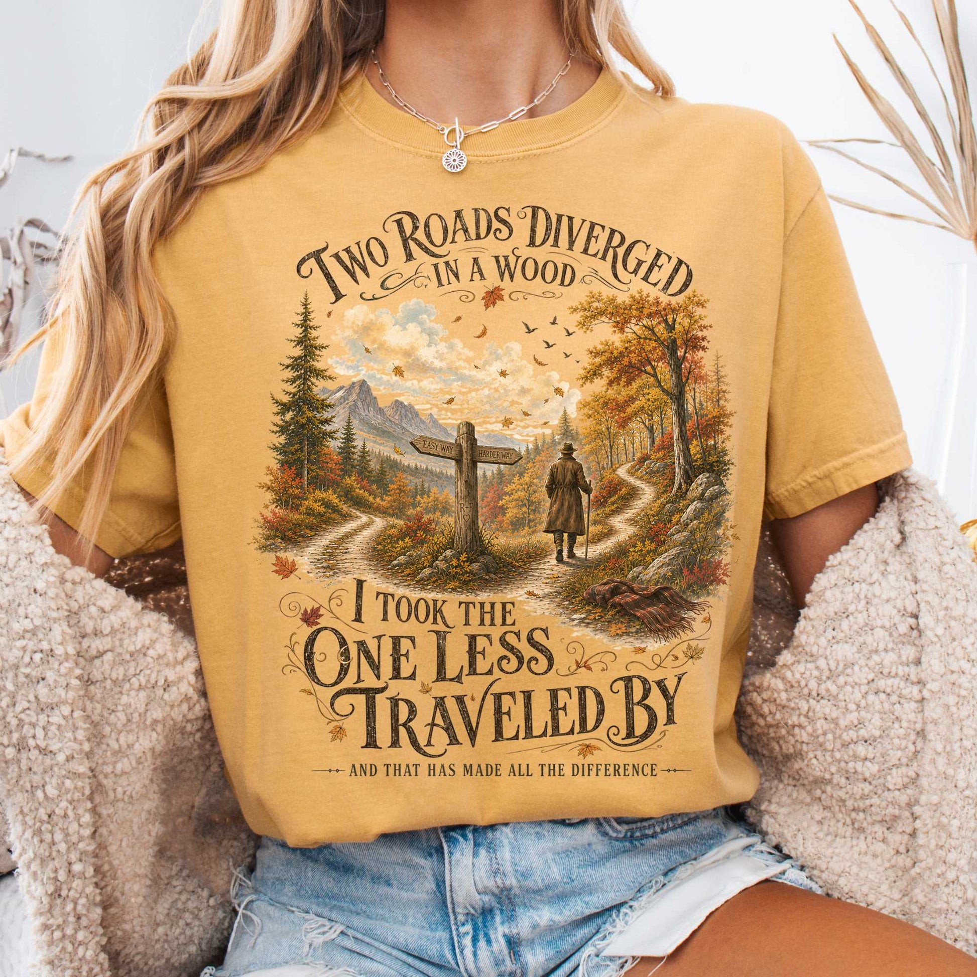 T-Shirt Mustard / S Design 341 T-Shirt The Mystic Eden