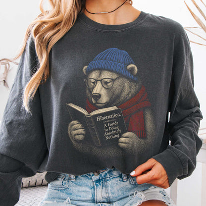 Long-sleeve Pepper / S A Guide to Hibernation Bear Long Sleeve The Mystic Eden