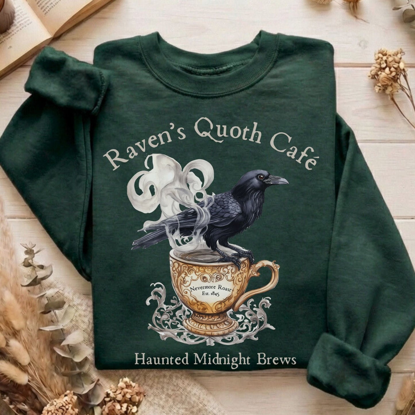 Sweatshirt Forest Green / S Design 95 Sweatshirt The Mystic Eden