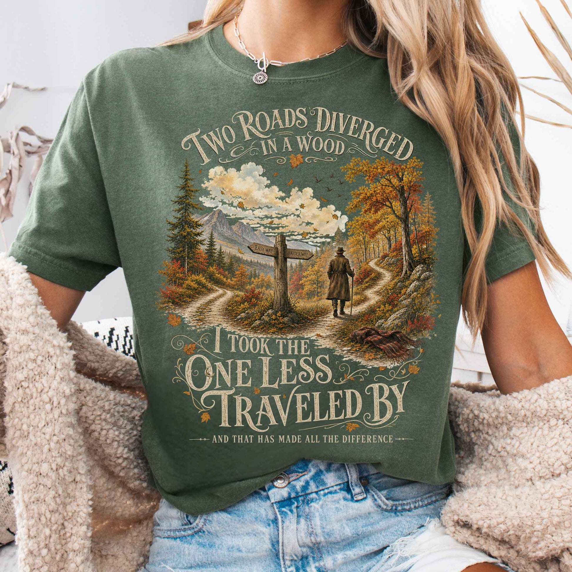 T-Shirt Moss / S Design 341 T-Shirt The Mystic Eden