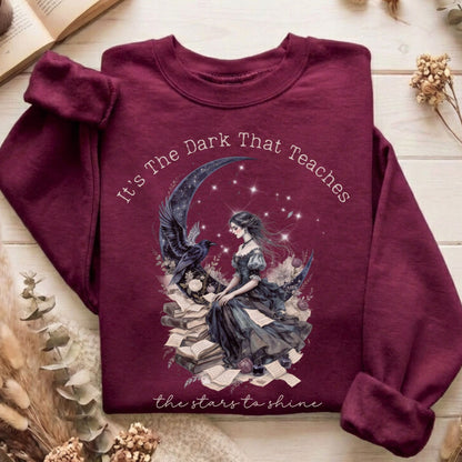 Sweatshirt Maroon / S Design 254 Crewneck Sweatshirt The Mystic Eden