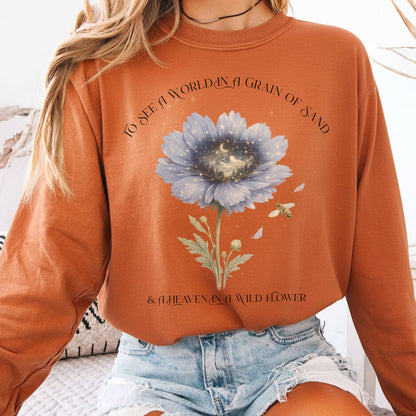 Long-sleeve Yam / S Heaven in a Wildflower William Blake Long Sleeve The Mystic Eden