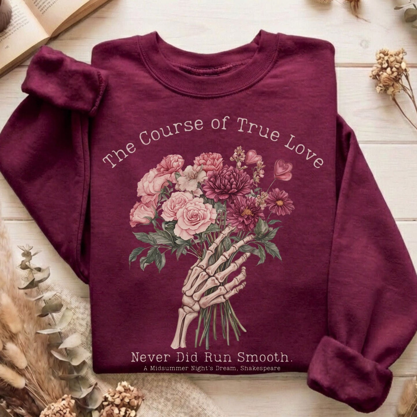 Sweatshirt Maroon / S Design 185 Sweatshirt The Mystic Eden