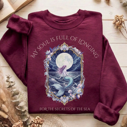 Sweatshirt Maroon / S Design 269 Crewneck Sweatshirt The Mystic Eden