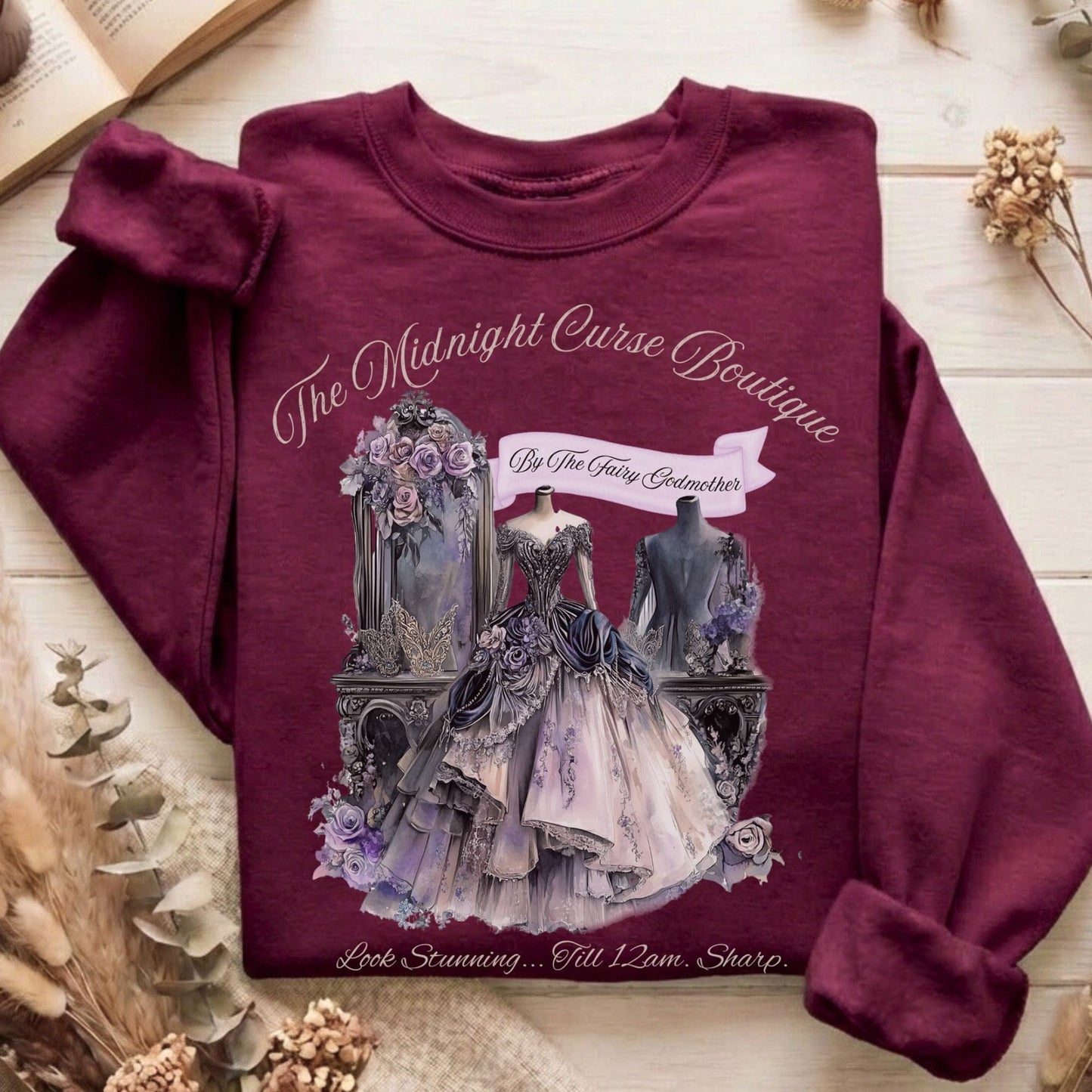 Sweatshirt Maroon / S Design 180 Sweatshirt The Mystic Eden