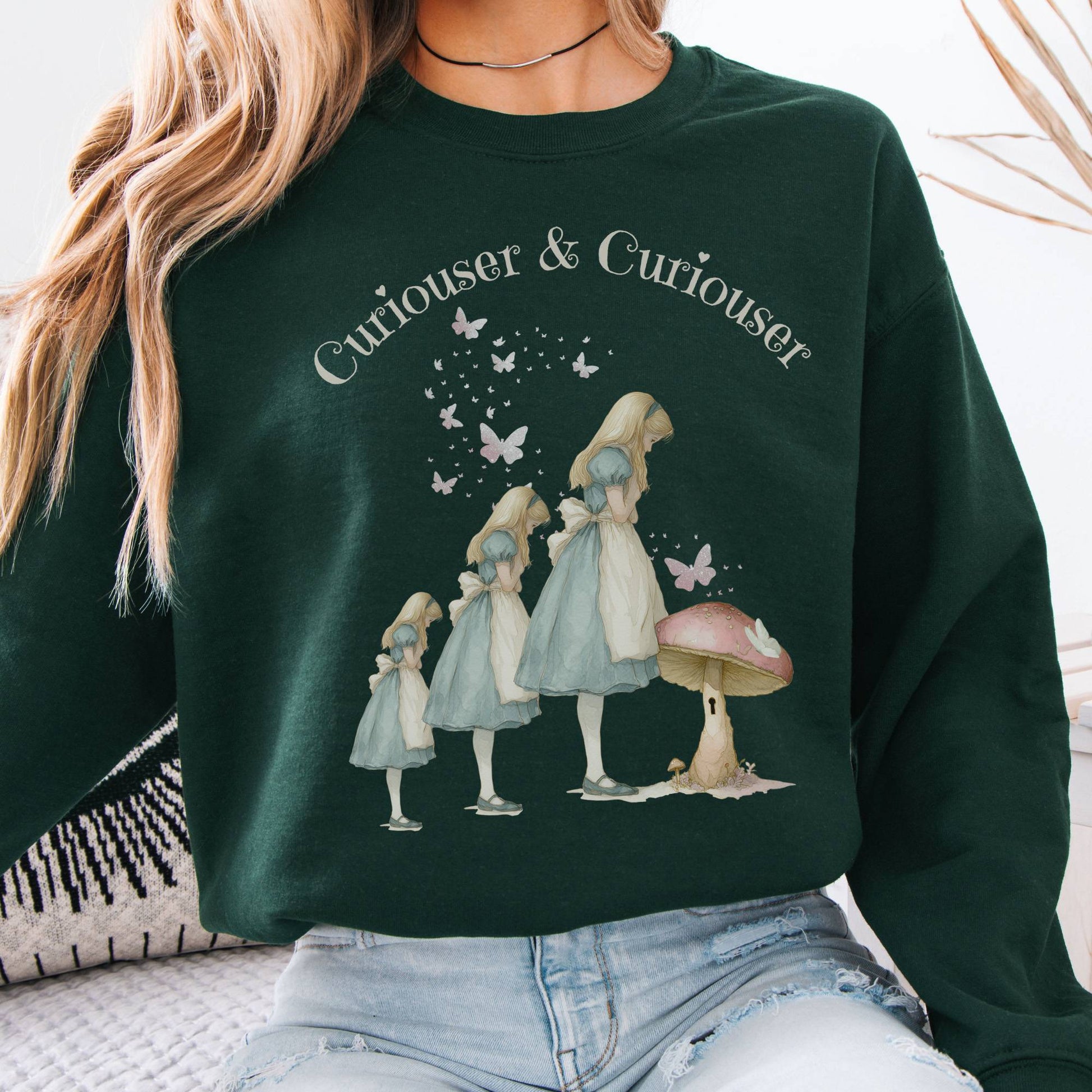 Sweatshirt Design 257 Crewneck Sweatshirt The Mystic Eden