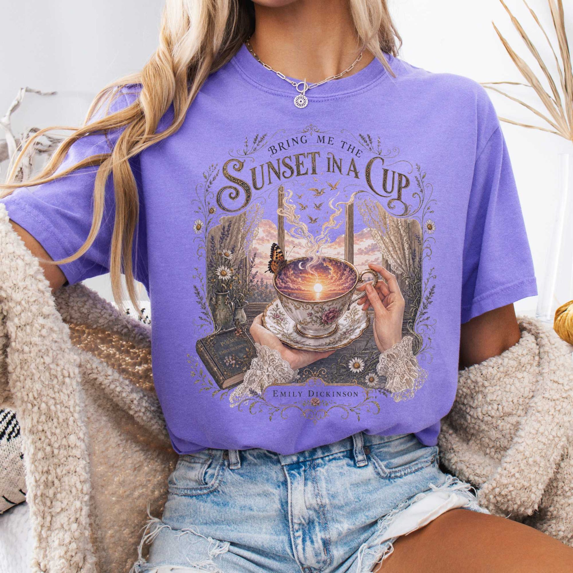 T-Shirt Violet / S Design 343 T-Shirt The Mystic Eden