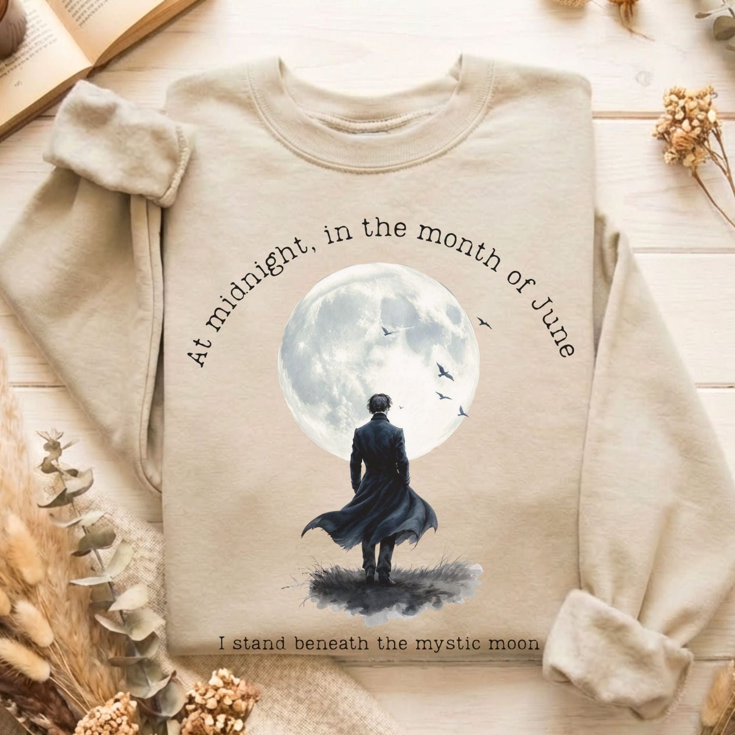 Sweatshirt Sand / S Design 277 Crewneck Sweatshirt The Mystic Eden